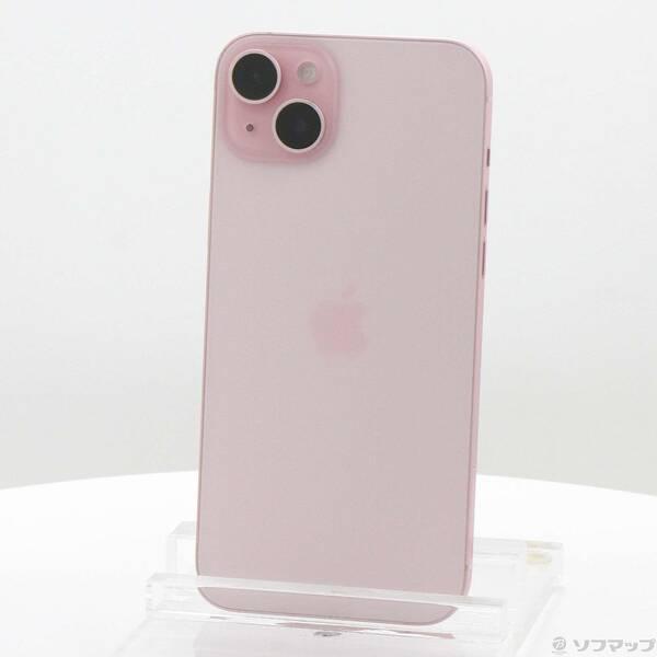 〔中古〕Apple(アップル) iPhone15 Plus 128GB ピンク MU093J／A SIMフリー〔305-ud〕 | 