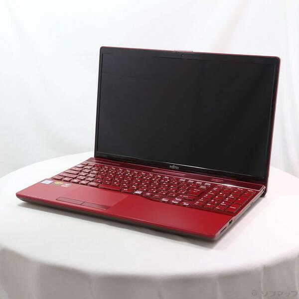 〔中古〕FUJITSU(富士通） LIFEBOOK AH53／B3 FMVA53B3R ガーネットレッド 〔Windows 10〕〔262-ud〕 | 