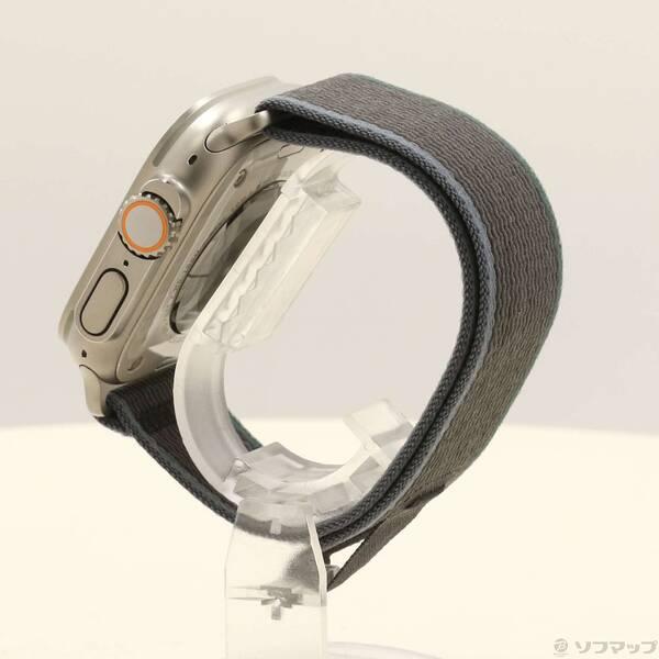 〔中古〕Apple(アップル) Apple Watch Ultra 2 GPS + Cellular 49mm チタニウムケース ブルー／ブラックトレイルループ〔258-ud〕 |  | 01