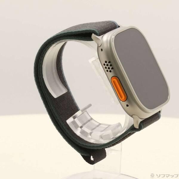 〔中古〕Apple(アップル) Apple Watch Ultra 2 GPS + Cellular 49mm チタニウムケース ブルー／ブラックトレイルループ〔258-ud〕 |  | 03