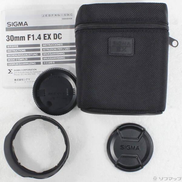 〔中古〕SIGMA(シグマ) SIGMA AF 30mm F1.4 EX DC HSM (Canon用) (レンズ)〔262-ud〕 |  | 04
