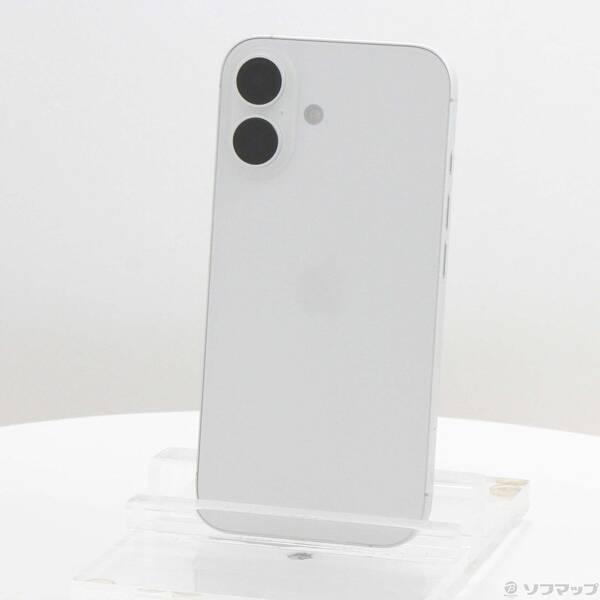 〔中古〕Apple(アップル) iPhone16 128GB ホワイト MYDR3J／A SIMフリー〔262-ud〕 | 
