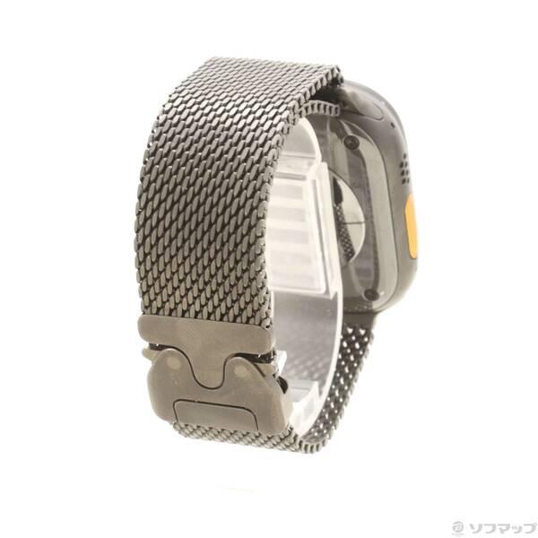 〔中古〕Apple(アップル) Apple Watch Ultra 3 GPS + Cellular 49mm ブラックチタニウムケース ブラックチタニウムミラネーゼループ〔344-ud〕 |  | 02