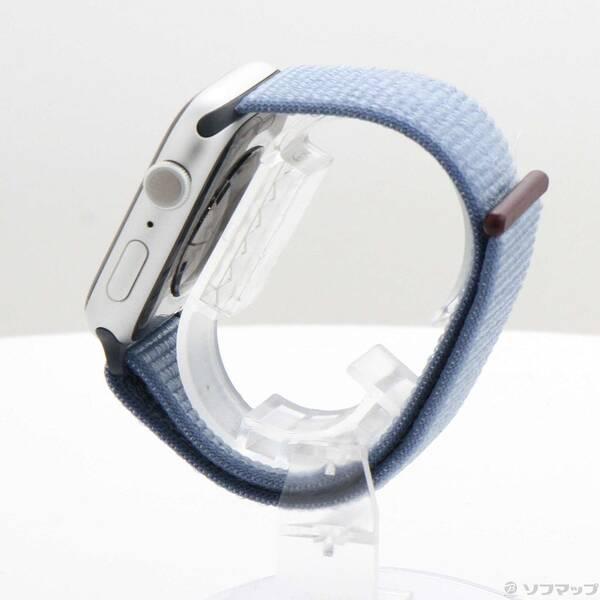 〔中古〕Apple(アップル) Apple Watch Series 9 GPS 45mm シルバーアルミニウムケース ウィンターブルースポーツループ〔276-ud〕 |  | 01