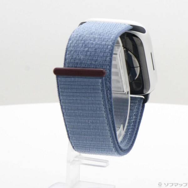 〔中古〕Apple(アップル) Apple Watch Series 9 GPS 45mm シルバーアルミニウムケース ウィンターブルースポーツループ〔276-ud〕 |  | 02