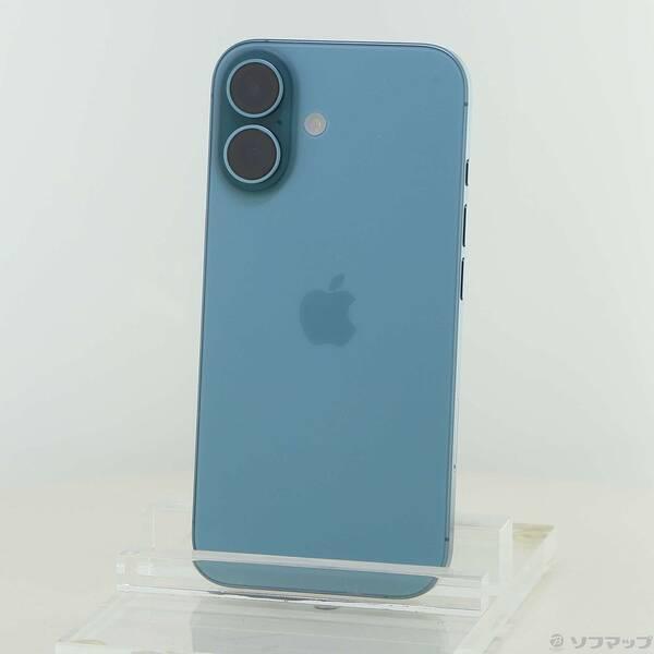 〔中古〕Apple(アップル) iPhone16 128GB ティール MYDV3J／A SIMフリー〔295-ud〕 | 