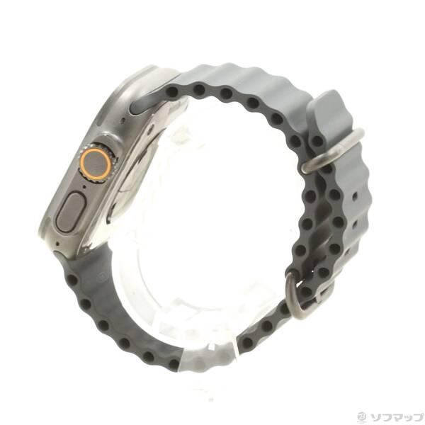 〔中古〕Apple(アップル) Apple Watch Ultra 2 GPS + Cellular 49mm ブラックチタニウムケース ブラックオーシャンバンド〔344-ud〕 |  | 01