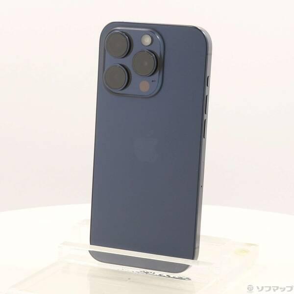 〔中古〕Apple(アップル) iPhone15 Pro 256GB ブルーチタニウム MTUG3J／A SIMフリー〔276-ud〕 | 