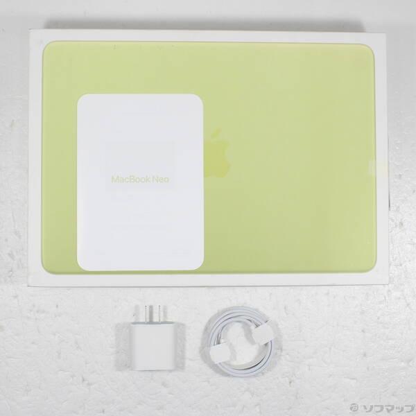 〔中古〕Apple(アップル) MacBook Neo 13-inch Early-2026 MHFD4J／A Apple A18 Pro 6コアCPU_5コアGPU 8GB SSD256GB シトラス 〔26.3 Tahoe〕〔276-ud〕 |  | 04