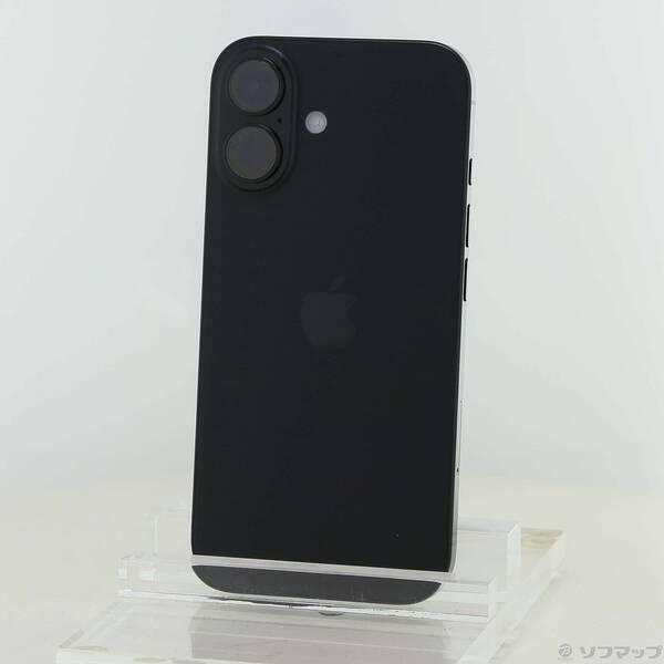 〔中古〕Apple(アップル) iPhone16 128GB ブラック MYDQ3J／A SIMフリー〔295-ud〕 | 