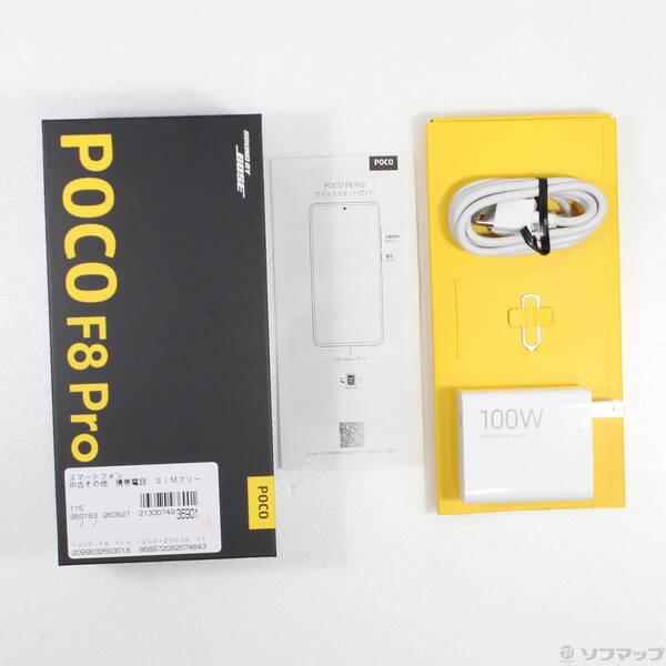 〔中古〕XIAOMI POCO F8 Pro 256GB ブラック SIMフリー〔262-ud〕 |  | 04