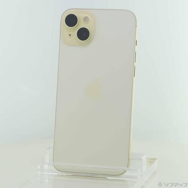 〔中古〕Apple(アップル) iPhone15 Plus 128GB イエロー MU0A3J／A SIMフリー〔344-ud〕 | 