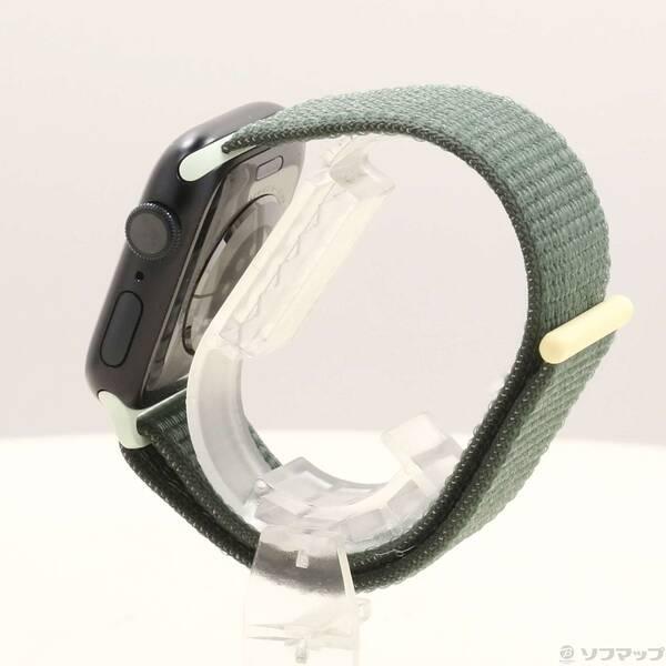 〔中古〕Apple(アップル) Apple Watch Series 9 GPS 41mm ミッドナイトアルミニウムケース サイプレススポーツループ〔348-ud〕 |  | 01