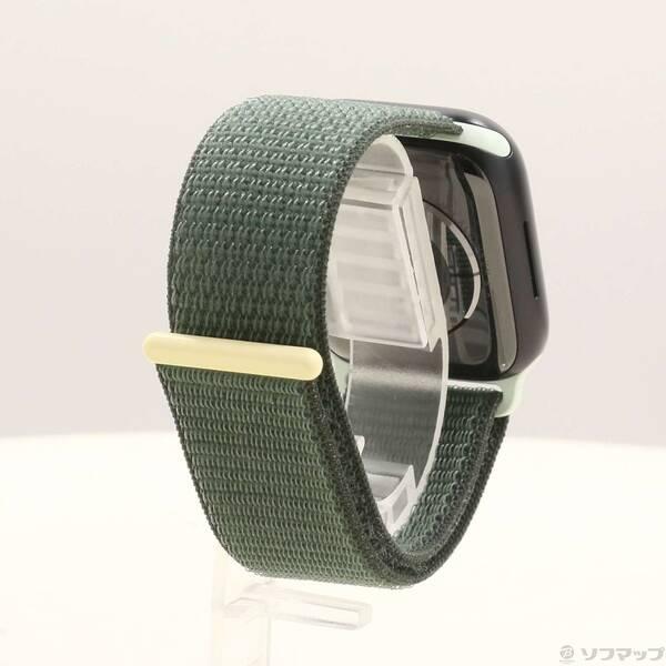 〔中古〕Apple(アップル) Apple Watch Series 9 GPS 41mm ミッドナイトアルミニウムケース サイプレススポーツループ〔348-ud〕 |  | 02