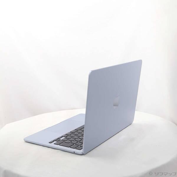 〔中古〕Apple(アップル) MacBook Air 13.6-inch Early-2025 MC6T4J／A Apple M4 10コアCPU_8コアGPU 16GB SSD256GB スカイブルー 〔26.3 Tahoe〕〔196-ud〕 |  | 01