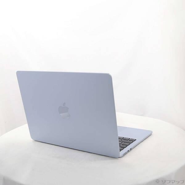 〔中古〕Apple(アップル) MacBook Air 13.6-inch Early-2025 MC6T4J／A Apple M4 10コアCPU_8コアGPU 16GB SSD256GB スカイブルー 〔26.3 Tahoe〕〔196-ud〕 |  | 02