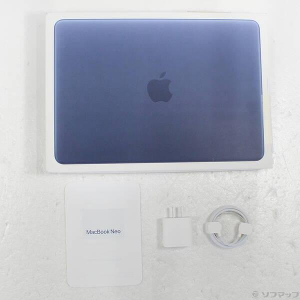 〔中古〕Apple(アップル) MacBook Neo 13-inch Early-2026 MHFF4J／A Apple A18 Pro 6コアCPU_5コアGPU 8GB SSD256GB インディゴ 〔26.3 Tahoe〕〔262-ud〕 |  | 04