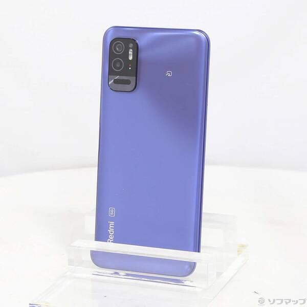 〔中古〕Xiaomi(シャオミ) Redmi Note 10T 64GB ナイトタイムブルー XMSAC1 Softbank SIMフリー〔348-ud〕 | 