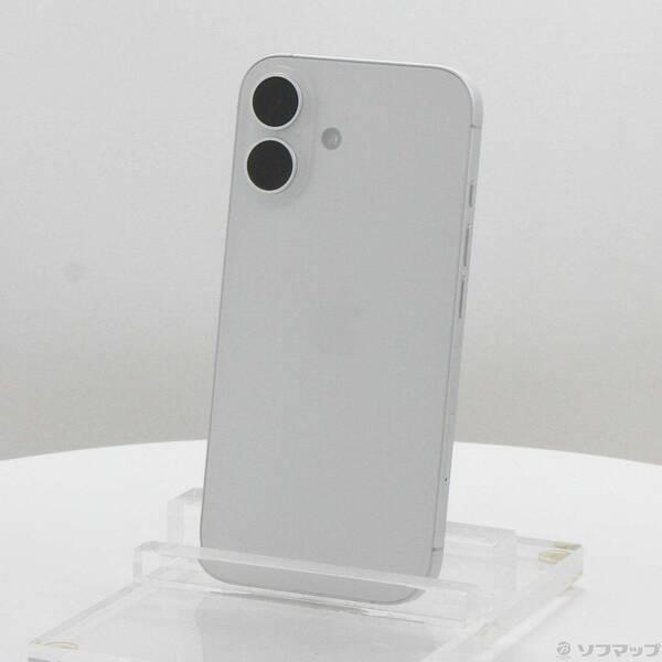 〔中古〕Apple(アップル) iPhone16 128GB ホワイト MYDR3J／A SIMフリー〔196-ud〕 | 