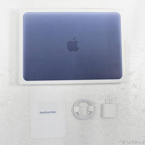 〔中古〕Apple(アップル) MacBook Neo 13-inch Early-2026 MHFG4J／A Apple A18 Pro 6コアCPU_5コアGPU 8GB SSD512GB インディゴ 〔26.3 Tahoe〕〔344-ud〕 |  | 04