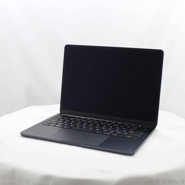 〔中古〕Apple(アップル) MacBook Air 13.6-inch Early-2025 MW123J／A Apple M4 10コアCPU_8コアGPU 16GB SSD256GB ミッドナイト 〔26.3 Tahoe〕〔297-ud〕 | 