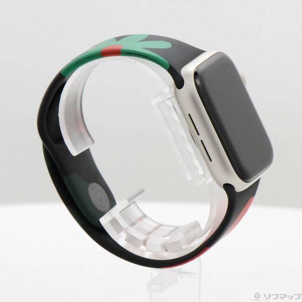 〔中古〕Apple(アップル) Apple Watch SE 第2世代 GPS 40mm スターライトアルミニウムケース Black Unityスポーツバンド ユニティブルーム〔348-ud〕 |  | 03