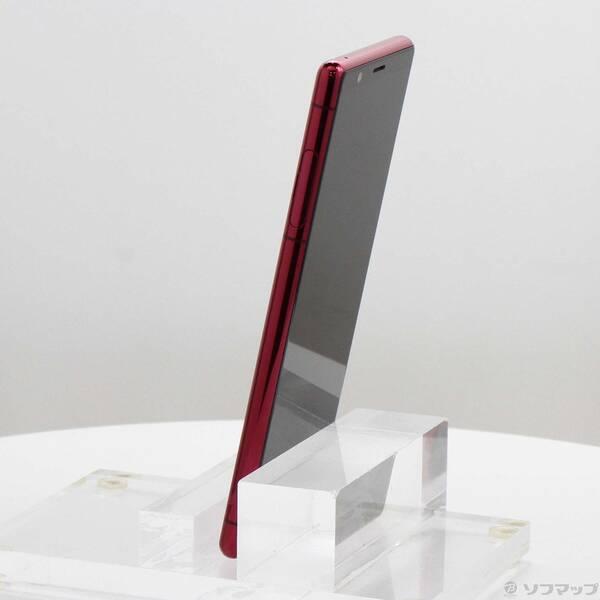 中古〕SONY(ソニー) Xperia 5 64GB レッド SOV41 auロック解除SIM
