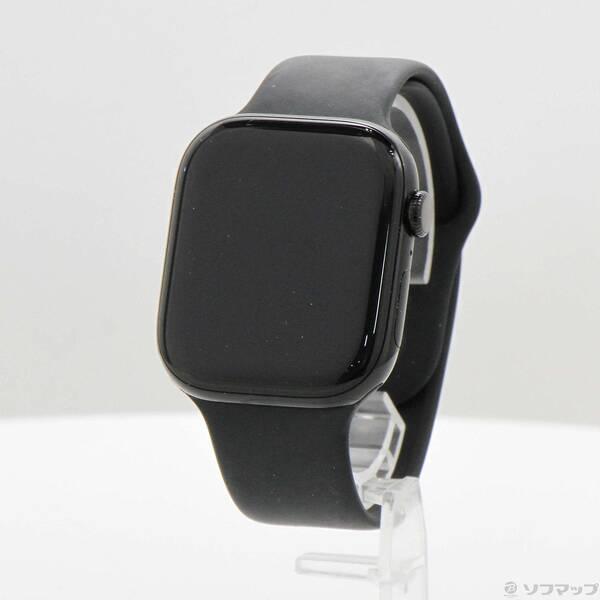 〔中古〕Apple(アップル) Apple Watch Series 10 GPS 46mm ジェットブラックアルミニウムケース ブラックスポーツバンド〔348-ud〕 | 