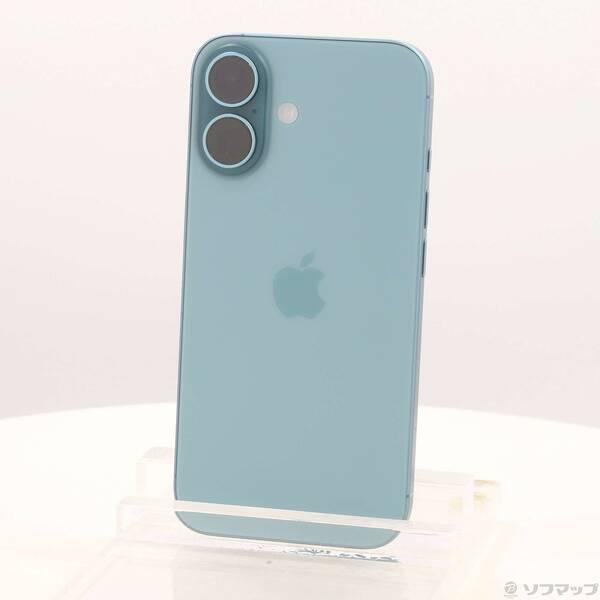 〔中古〕Apple(アップル) iPhone16 128GB ティール MYDV3J／A SIMフリー〔305-ud〕 | 