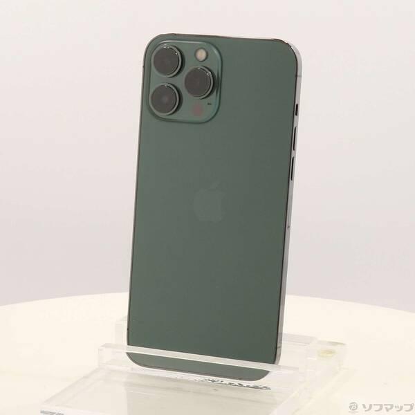 〔中古〕Apple(アップル) iPhone13 Pro Max 256GB アルパイングリーン MNCV3J／A SIMフリー〔276-ud〕 | 