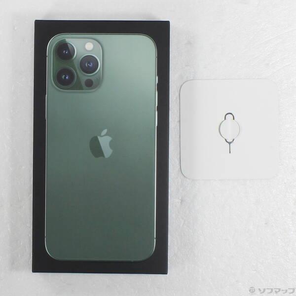 〔中古〕Apple(アップル) iPhone13 Pro Max 256GB アルパイングリーン MNCV3J／A SIMフリー〔276-ud〕 |  | 04
