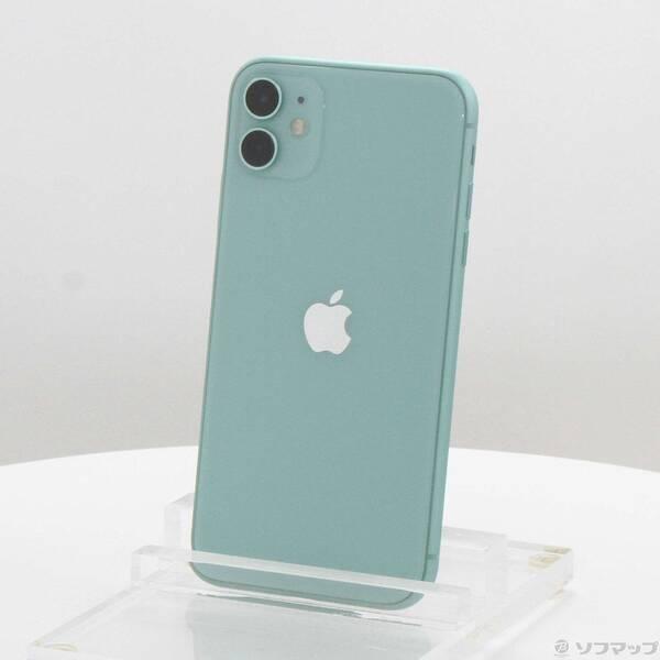 〔中古〕Apple(アップル) iPhone11 64GB グリーン MWLY2J／A SIMフリー〔352-ud〕 | 