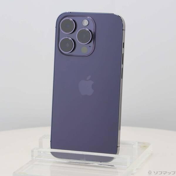 〔中古〕Apple(アップル) iPhone14 Pro 256GB ディープパープル MQ1E3J／A SIMフリー〔262-ud〕 | 