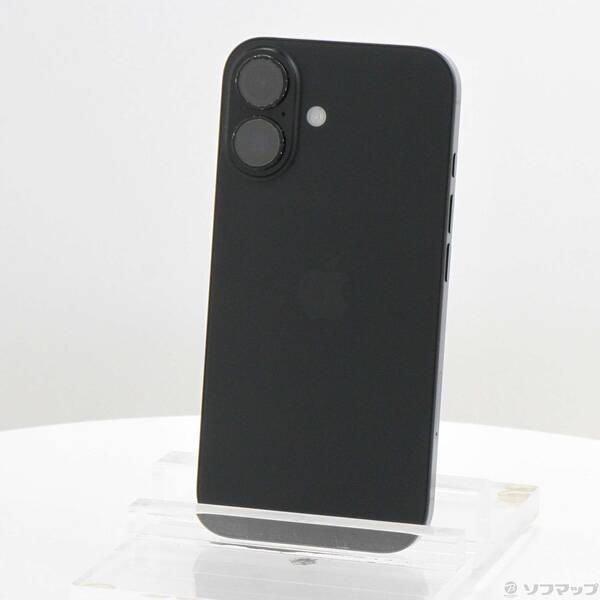 〔中古〕Apple(アップル) iPhone16 128GB ブラック MYDQ3J／A SIMフリー〔305-ud〕 | 