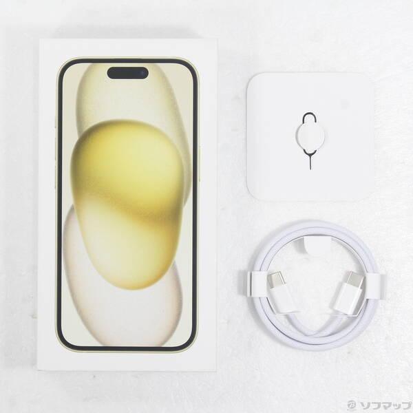〔中古〕Apple(アップル) iPhone15 256GB イエロー MTMQ3J／A SIMフリー〔297-ud〕 |  | 04
