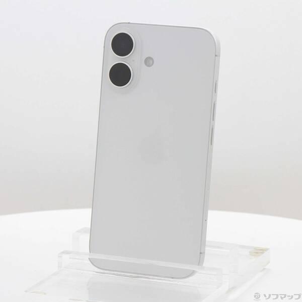 〔中古〕Apple(アップル) iPhone16 128GB ホワイト MYDR3J／A SIMフリー〔377-ud〕 | 