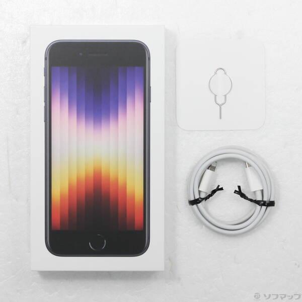 〔中古〕Apple(アップル) iPhone SE 第3世代 64GB ミッドナイト MMYC3J／A SIMフリー〔196-ud〕 |  | 04