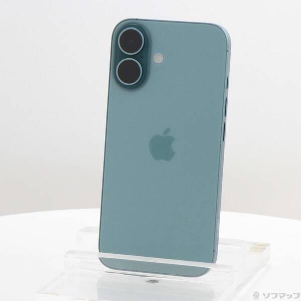 〔中古〕Apple(アップル) iPhone16 128GB ティール MYDV3J／A SIMフリー〔305-ud〕 | 