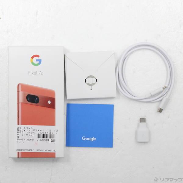 中古〕GOOGLE(グーグル) Google Pixel 7a 128GB コーラル GA04438-JP