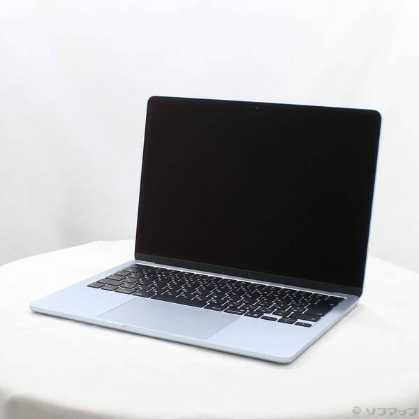 〔中古〕Apple(アップル) MacBook Air 13.6-inch Early-2026 MDHH4J／A Apple M5 10コアCPU_8コアGPU 16GB SSD512GB スカイブルー 〔26.3 Tahoe〕〔258-ud〕 | 