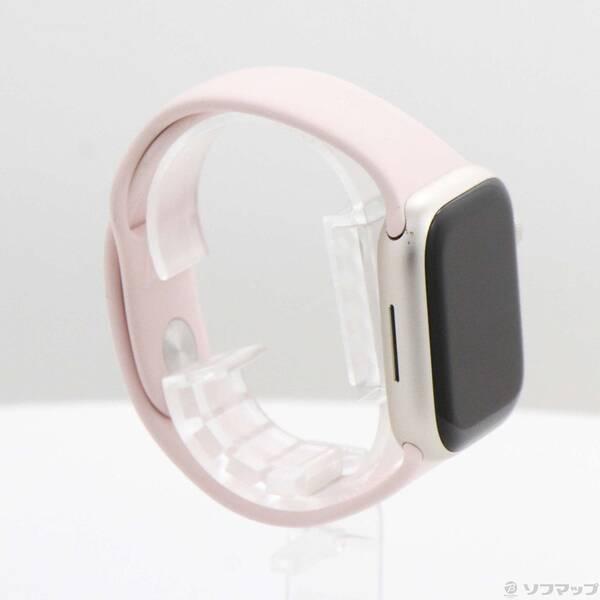 〔中古〕Apple(アップル) Apple Watch Series 9 GPS 41mm スターライトアルミニウムケース ライトピンクスポーツバンド〔348-ud〕 |  | 03