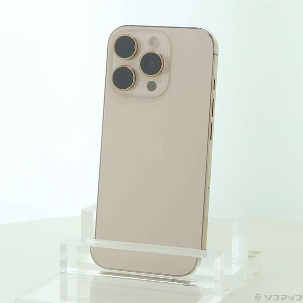 〔中古〕Apple(アップル) iPhone16 Pro 128GB デザートチタニウム MYMX3J／A SIMフリー〔349-ud〕 | 