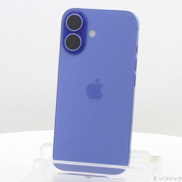 〔中古〕Apple(アップル) iPhone16 128GB ウルトラマリン MYDU3J／A SIMフリー〔305-ud〕 | 