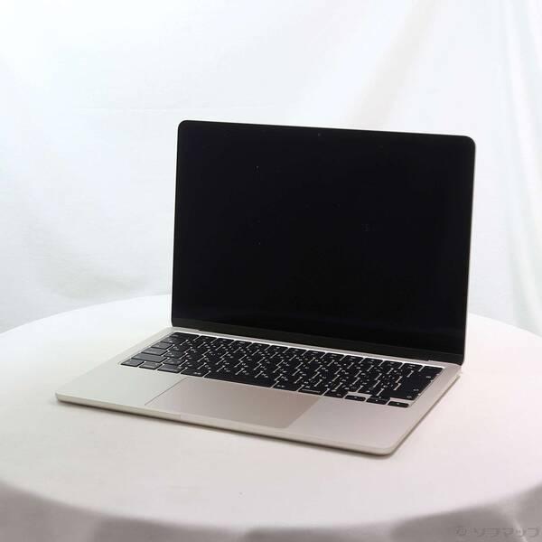 〔中古〕Apple(アップル) MacBook Air 13.6-inch Mid-2022 MLY13J／A Apple M2 8コアCPU_8コアGPU 8GB SSD256GB スターライト 〔26.3 Tahoe〕〔305-ud〕 | 