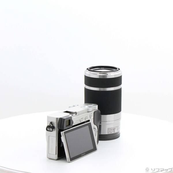 中古〕SONY(ソニー) α6000 ダブルズームレンズキット シルバー ILCE