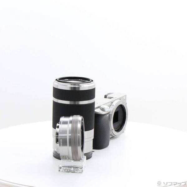 中古〕SONY(ソニー) α6000 ダブルズームレンズキット シルバー ILCE