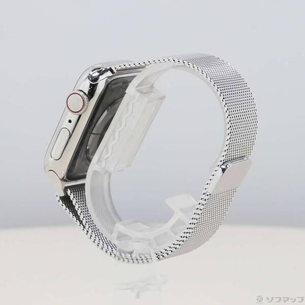 〔中古〕Apple(アップル) Apple Watch Series 9 GPS + Cellular 41mm シルバーステンレススチールケース シルバーミラネーゼループ〔348-ud〕 |  | 01