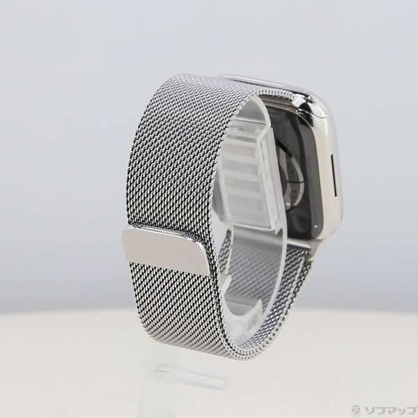 〔中古〕Apple(アップル) Apple Watch Series 9 GPS + Cellular 41mm シルバーステンレススチールケース シルバーミラネーゼループ〔348-ud〕 |  | 02