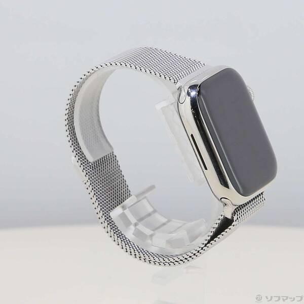 〔中古〕Apple(アップル) Apple Watch Series 9 GPS + Cellular 41mm シルバーステンレススチールケース シルバーミラネーゼループ〔348-ud〕 |  | 03