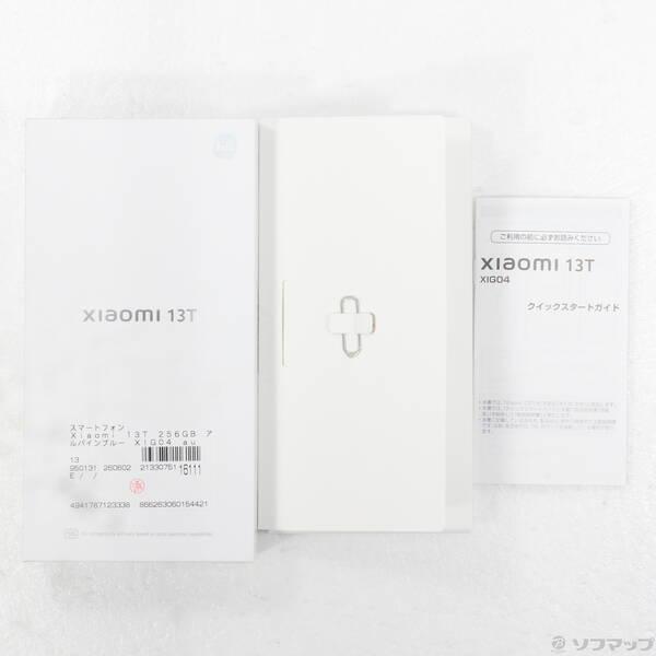 〔中古〕Xiaomi(シャオミ) Xiaomi 13T 256GB アルパインブルー XIG04 au SIMフリー〔348-ud〕 |  | 04